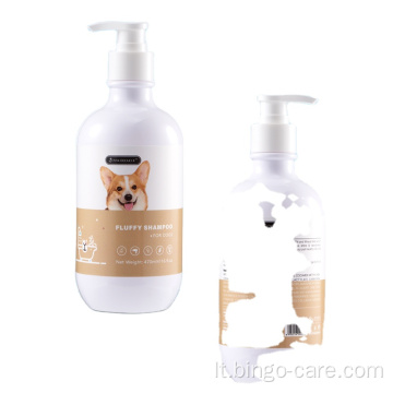 Pūkuotas šampūnas šunims Privati ​​etiketė